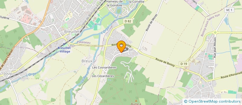 localisation de l'entreprise ZAM  SAINT-YON