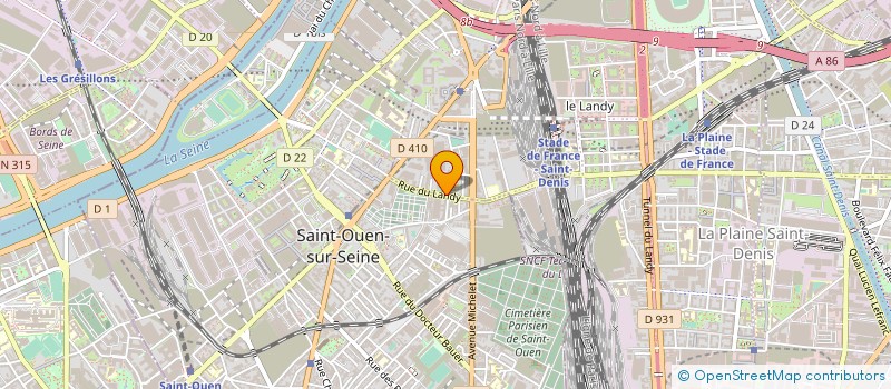 localisation de l'entreprise ZAM & MINA à SAINT-OUEN-SUR-SEINE