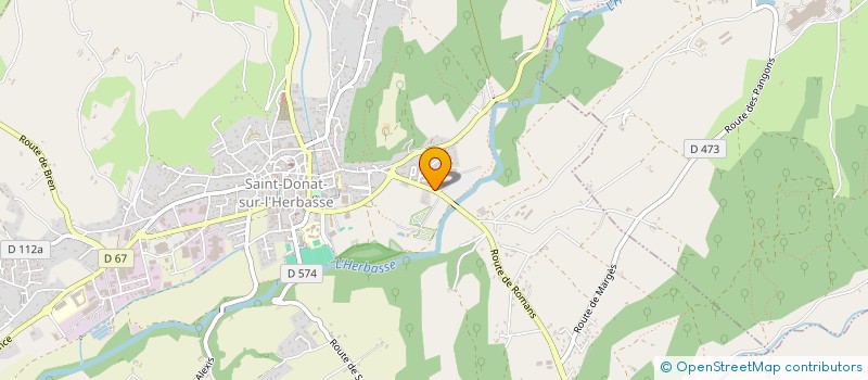 localisation de l'entreprise ZAM'SERVICES  SAINT-DONAT-SUR-L'HERBASSE