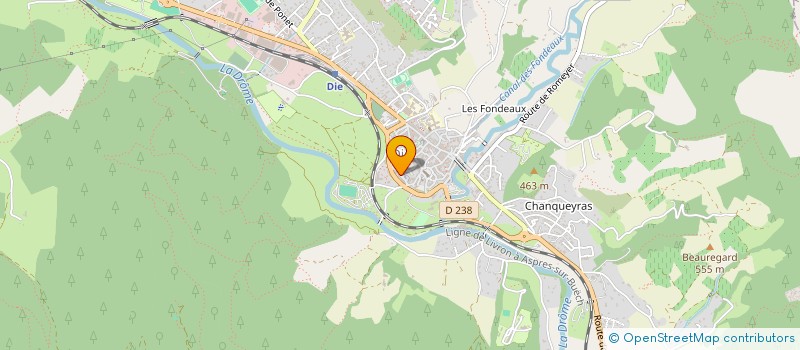 localisation de l'entreprise ZAM-ZAM  DIE