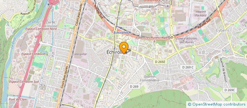 localisation de l'entreprise ZAM ZAM à ECHIROLLES