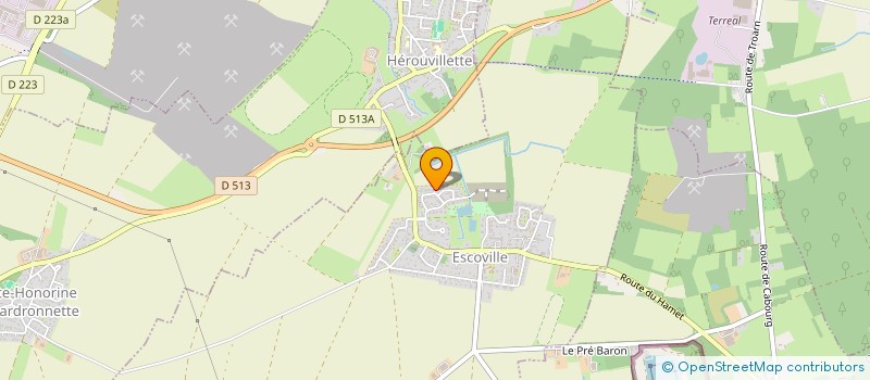 localisation de l'entreprise ZAM ZAM  ESCOVILLE