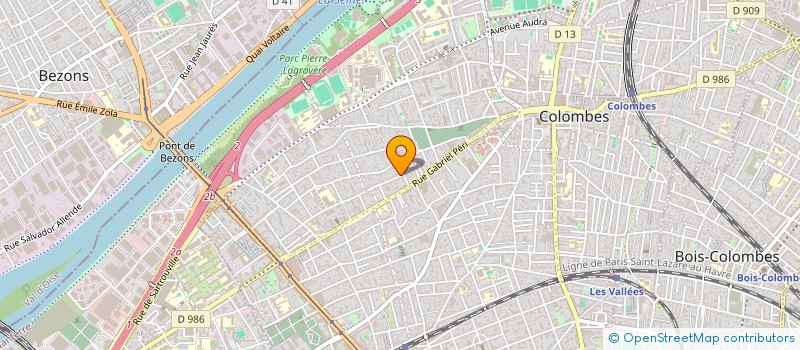 localisation de l'entreprise ZAMALEK à COLOMBES