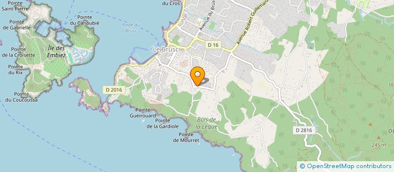 localisation de l'entreprise ZAMAMI à SIX-FOURS-LES-PLAGES