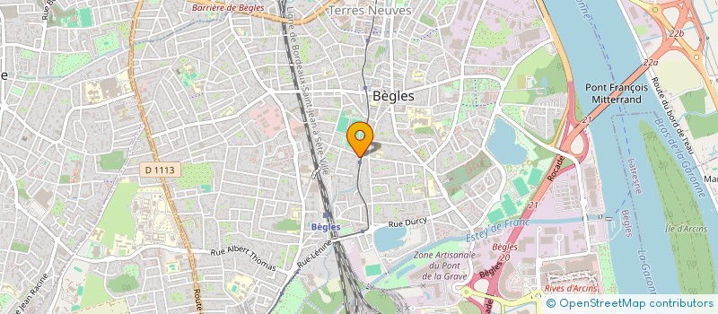 localisation de l'entreprise ZAMAN BTP TCE à BEGLES