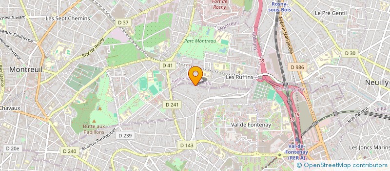 localisation de l'entreprise ZAMAN RENOVATION à FONTENAY-SOUS-BOIS