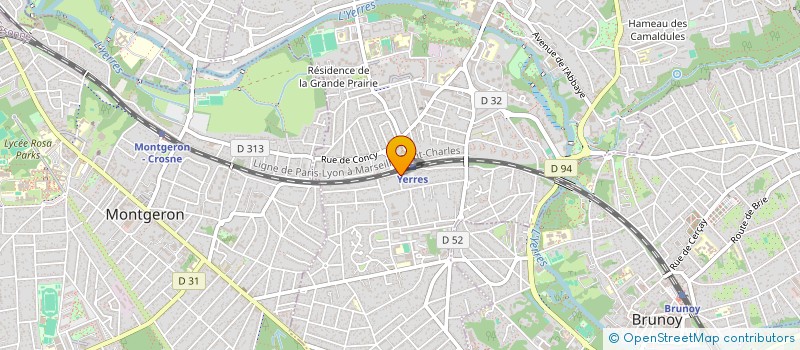 localisation de l'entreprise ZAMAN21  YERRES