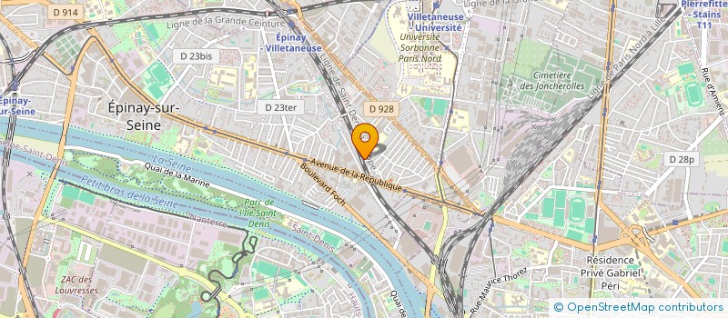 localisation de l'entreprise ZAMBETTA FRERES à EPINAY-SUR-SEINE