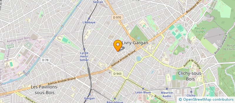 localisation de l'entreprise ZAMBETTI SPINAZZE  LIVRY-GARGAN