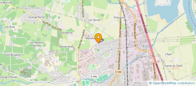 localisation de l'entreprise ZAMBON  ARNAS