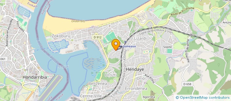 localisation de l'entreprise ZAMBRA à HENDAYE
