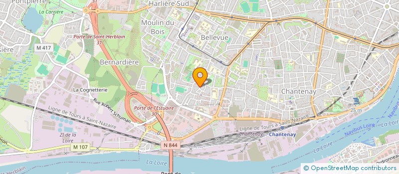 localisation de l'entreprise ZAMEN SPORTS à NANTES