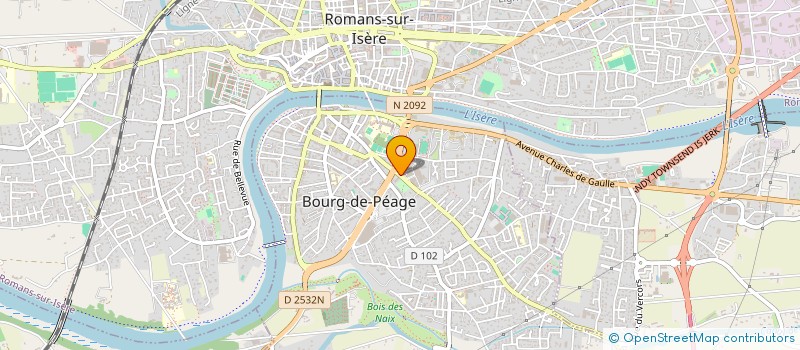 localisation de l'entreprise ZAMENHOF INGENIERIE à BOURG-DE-PEAGE