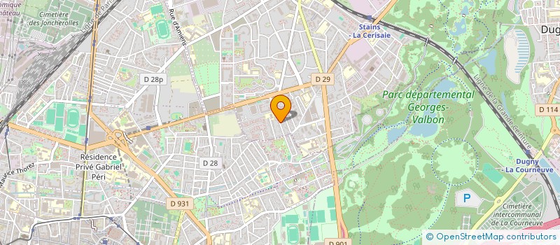 localisation de l'entreprise ZAMI à STAINS