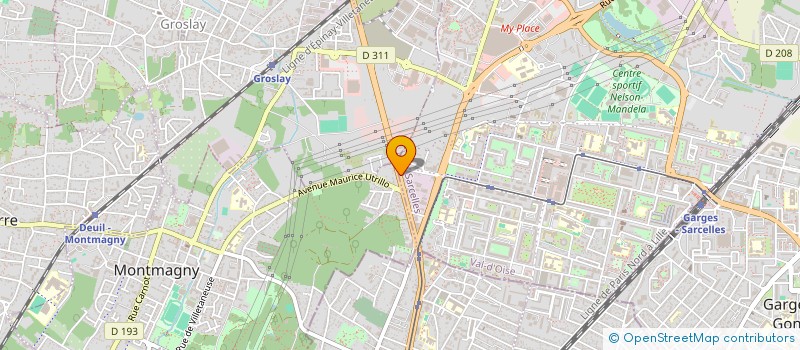 localisation de l'entreprise ZAMI  SARCELLES