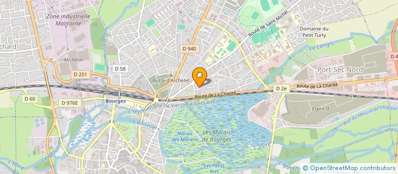 localisation de l'entreprise ZAMIOS  BOURGES