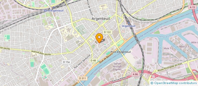 localisation de l'entreprise ZAMMIT BATIMENT  ARGENTEUIL