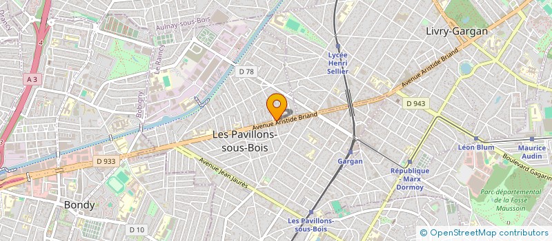 localisation de l'entreprise ZAMMOURI FOOD à LES PAVILLONS-SOUS-BOIS