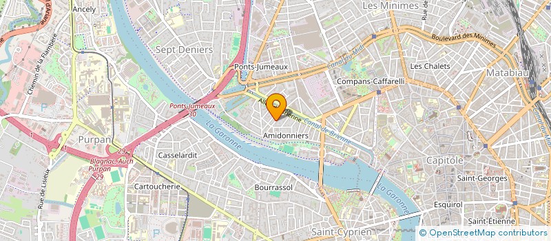 localisation de l'entreprise ZAMOFING PRODUCTION à TOULOUSE