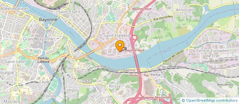 localisation de l'entreprise ZAMORA JACQUES SARL à BAYONNE