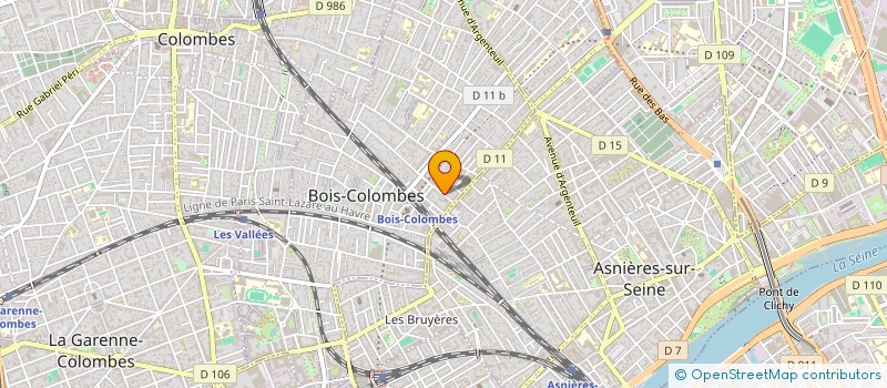 localisation de l'entreprise ZAMPAGLIONE BERTAUX à BOIS-COLOMBES