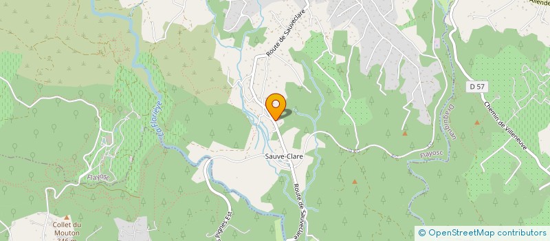 localisation de l'entreprise ZAMPAGLIONE STEEVE  FLAYOSC