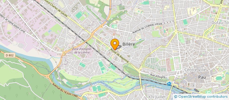 localisation de l'entreprise ZAMPOL FLEUR  BILLERE