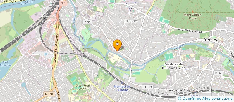 localisation de l'entreprise ZAN  CROSNE