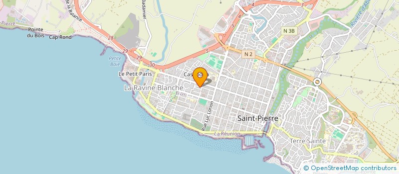 localisation de l'entreprise ZANA à SAINT-PIERRE