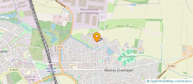 localisation de l'entreprise ZANA  MOISSY-CRAMAYEL