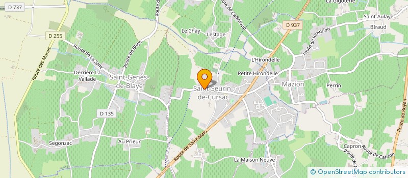 localisation de l'entreprise ZANA AND CO  SAINT-SEURIN-DE-CURSAC