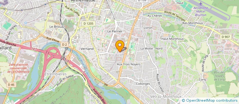 localisation de l'entreprise ZANA-BOLANA à ANNEMASSE
