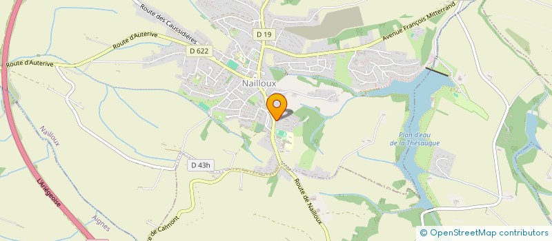 localisation de l'entreprise ZANA TP  NAILLOUX