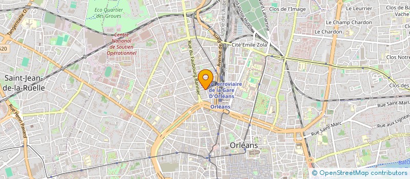 localisation de l'entreprise ZANADEV à ORLEANS
