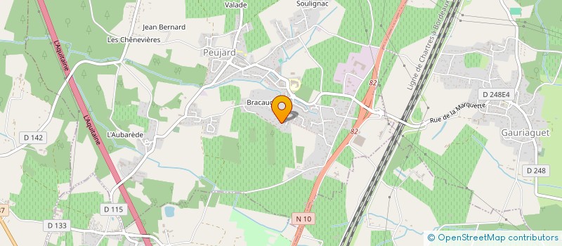 localisation de l'entreprise ZANAKA  PEUJARD