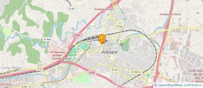 localisation de l'entreprise ZANARINI ET CANCELLIERI à AUBAGNE