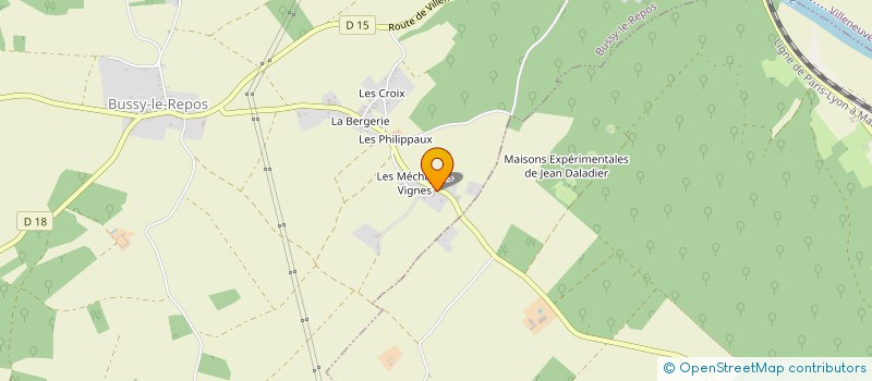 localisation de l'entreprise ZANBATO RYU  BUSSY LE REPOS