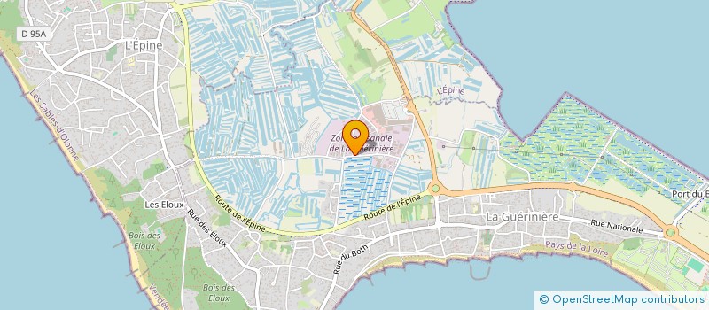 localisation de l'entreprise ZANC MOBILIER  LA GUERINIERE