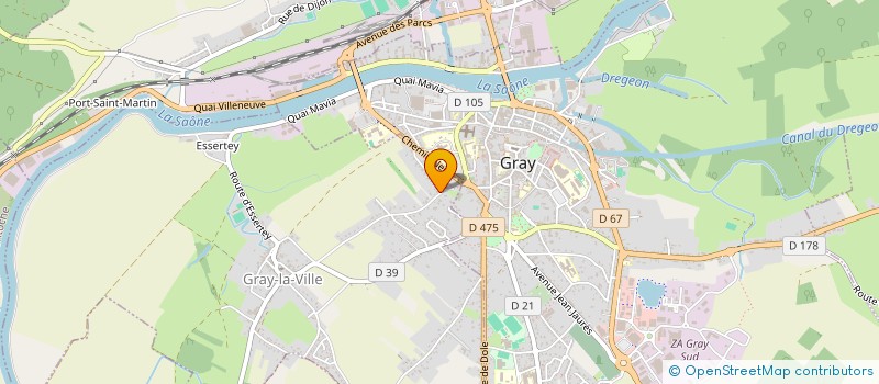 localisation de l'entreprise ZANCARCIA  GRAY-LA-VILLE