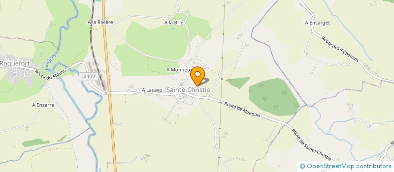 localisation de l'entreprise ZANDVLIET  SAINTE-CHRISTIE