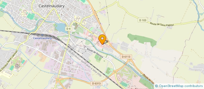 localisation de l'entreprise ZANELLA FAIVRE  CASTELNAUDARY