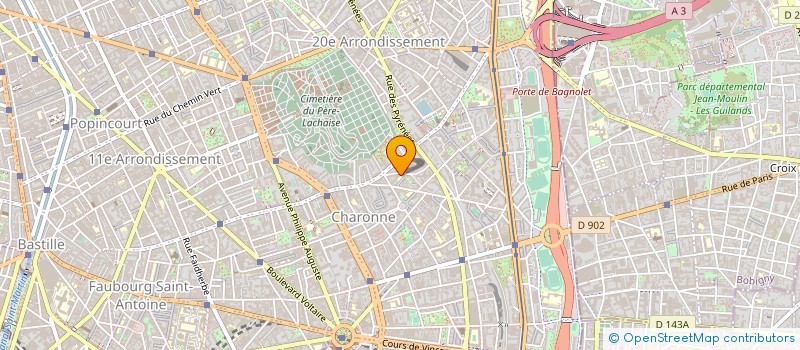 localisation de l'entreprise ZANEO PRODUCTION  PARIS