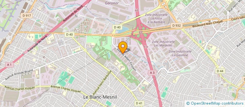 localisation de l'entreprise ZANET à LE BLANC-MESNIL