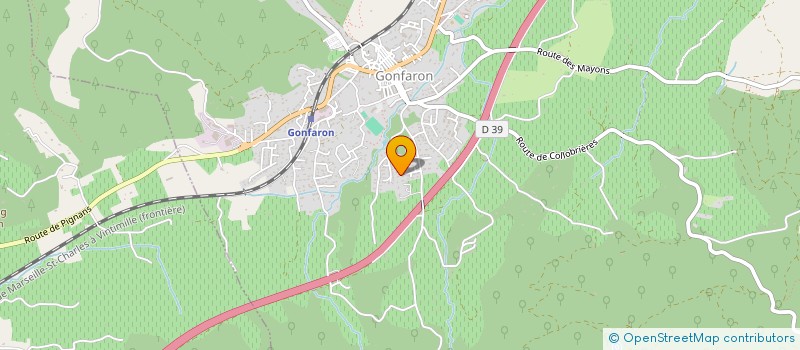 localisation de l'entreprise ZANETTE CARRELAGE  GONFARON