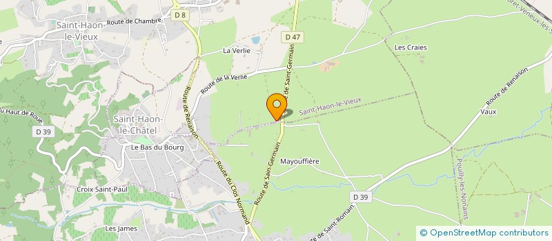 localisation de l'entreprise ZANGAJU  SAINT-HAON-LE-VIEUX