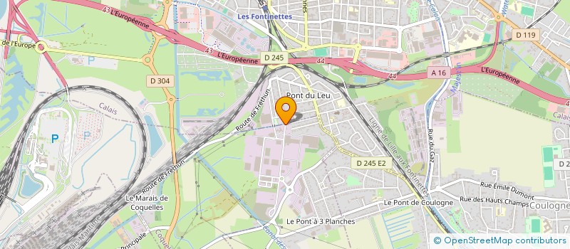 localisation de l'entreprise ZANI  COQUELLES