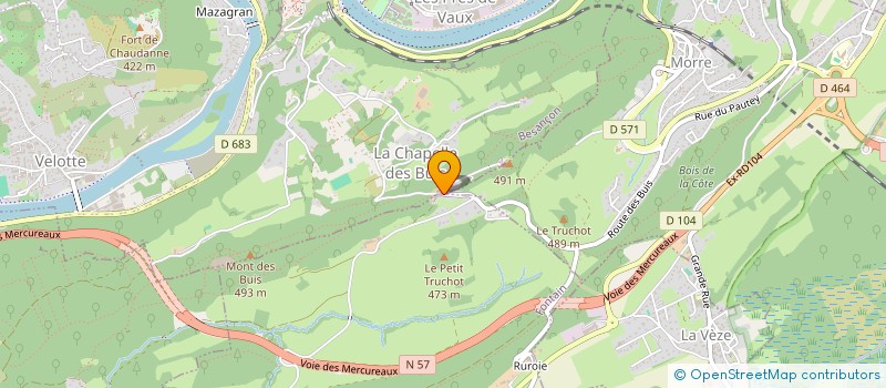 localisation de l'entreprise ZANI MEUNIER SA  FONTAIN