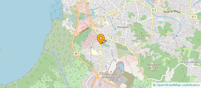 localisation de l'entreprise ZANMI MARIE L'OR  CAYENNE