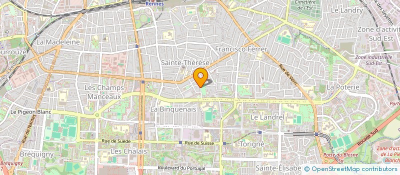 localisation de l'entreprise ZANNDOLI à RENNES
