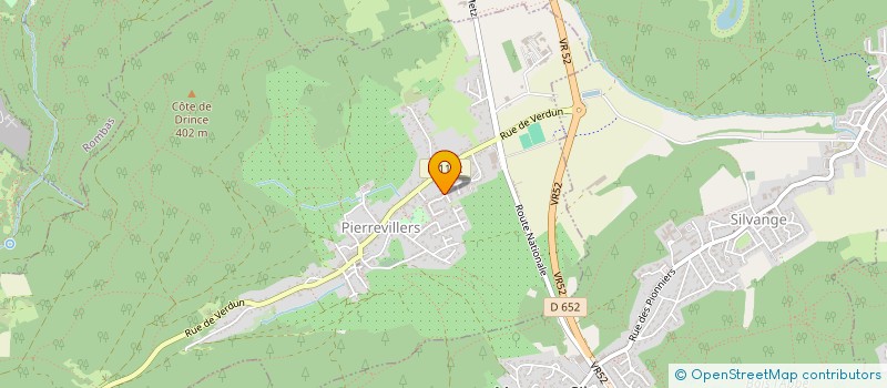 localisation de l'entreprise ZANNETT  PIERREVILLERS